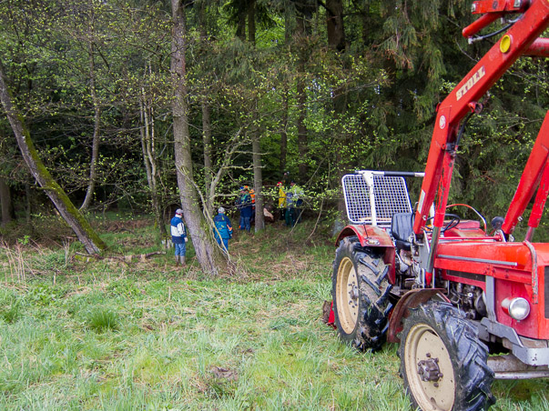 Maibaumumlegen 2015