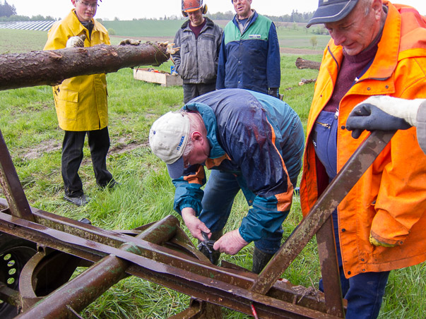 Maibaumumlegen 2015