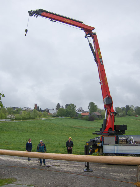 Maibaumumlegen 2015