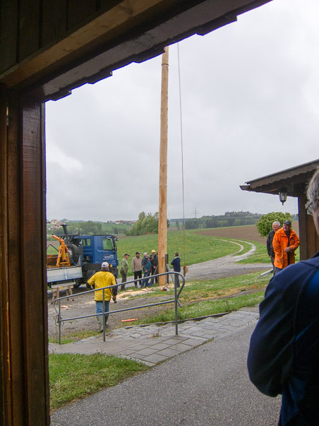 Maibaumumlegen 2015
